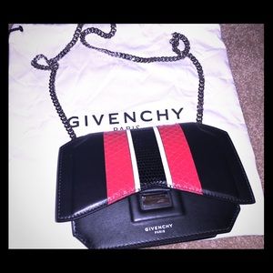 Givenchy Bow real leather python black